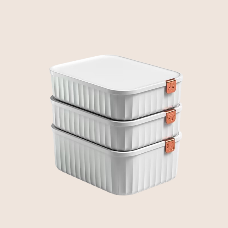 Plastic covered underwear storage box