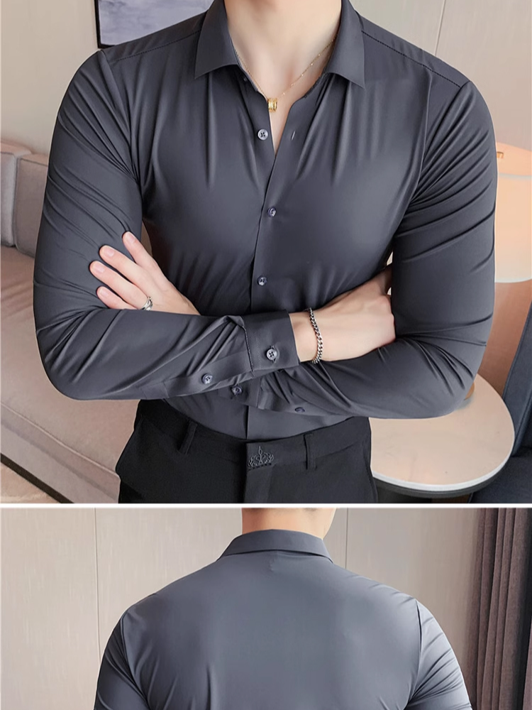 【99% 호평률】럭셔리 비즈니스 고급 무봉제 캐주얼 폴로 셔츠