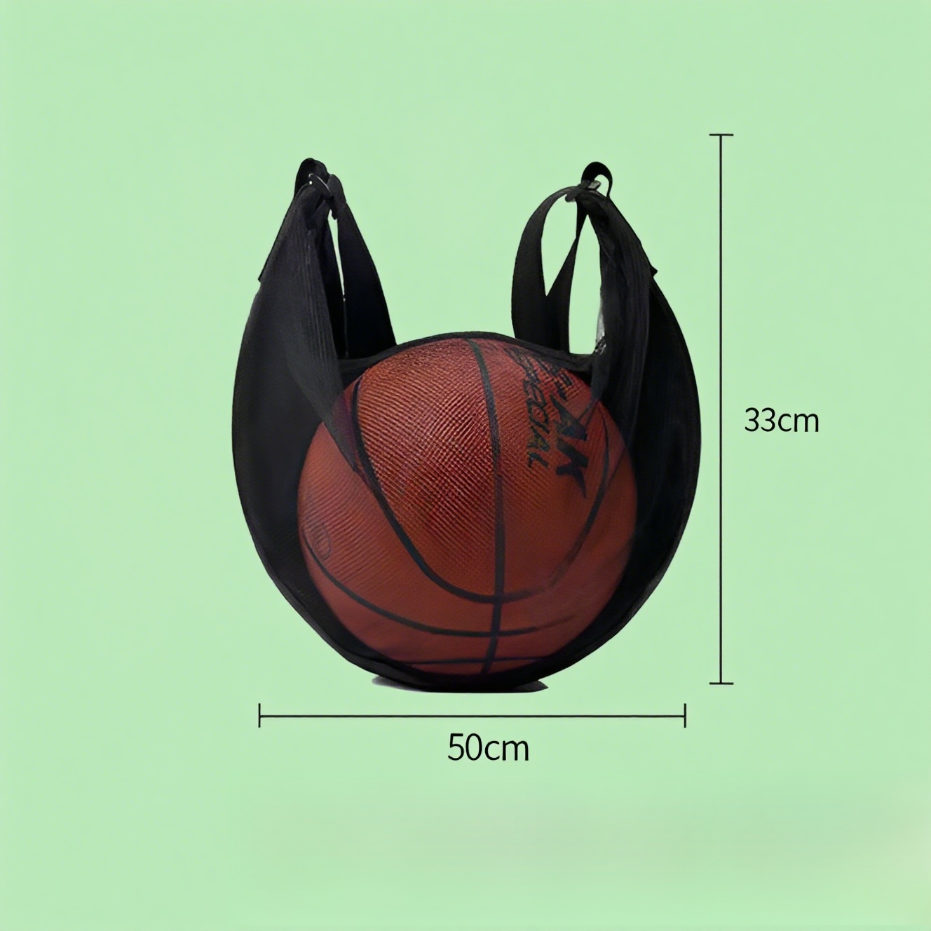 多機能大容量バスケットボール・サッカーボールバッグ