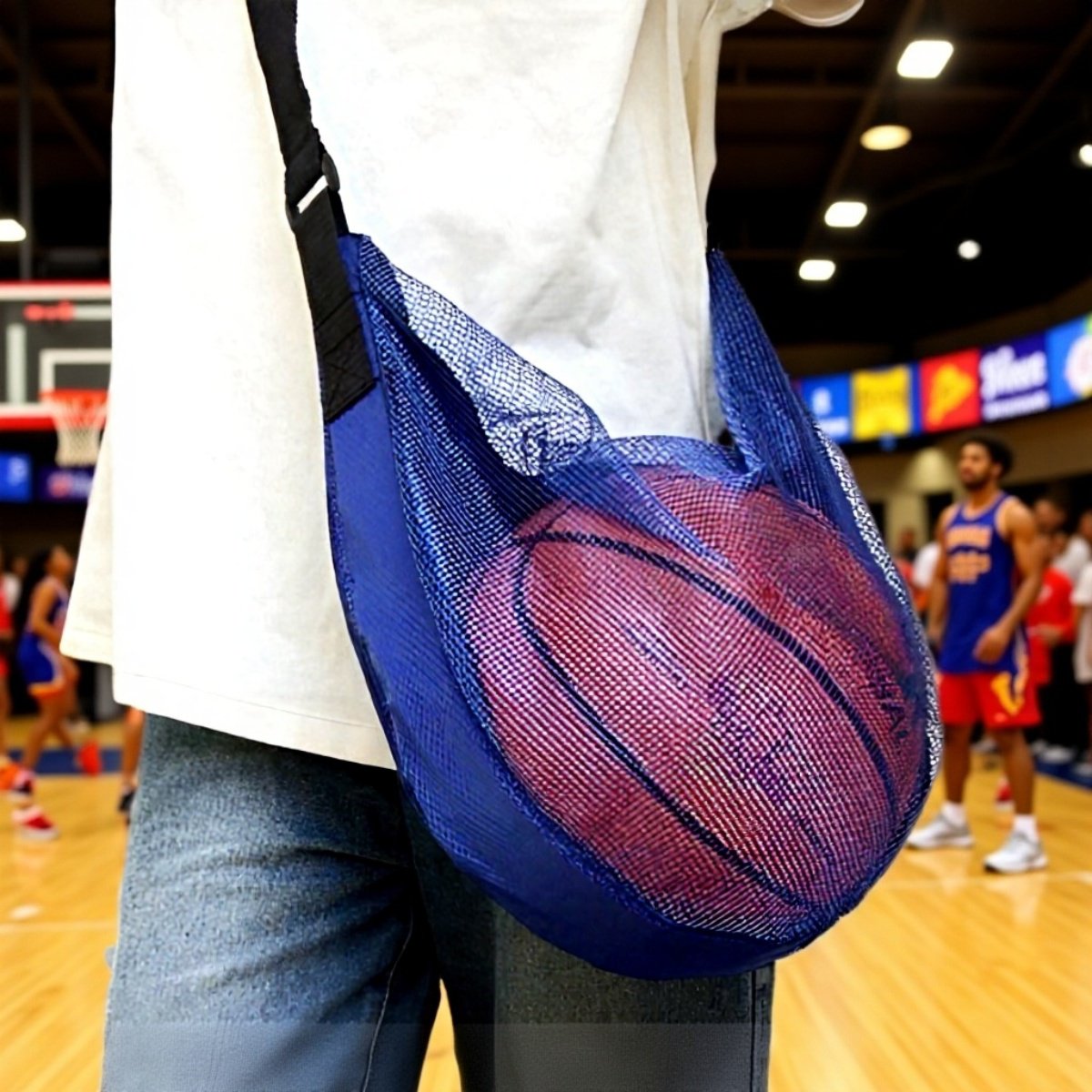 多機能大容量バスケットボール・サッカーボールバッグ