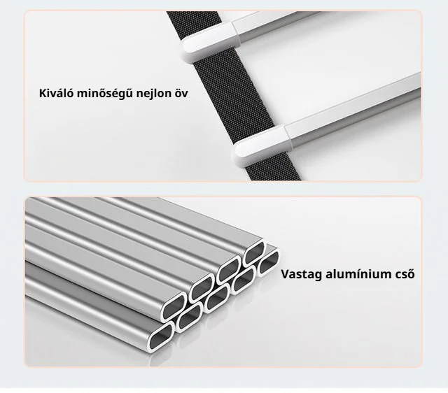 Praktikus összecsukható nadrágtartó több szinttel