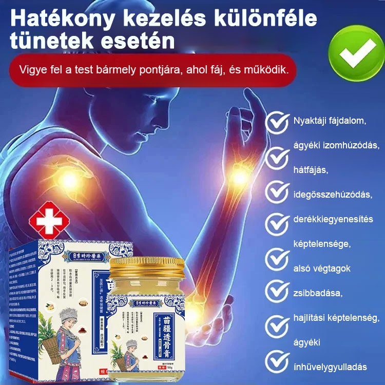 Izomlazító és fájdalomcsillapító Miaojiang ízületi balzsam