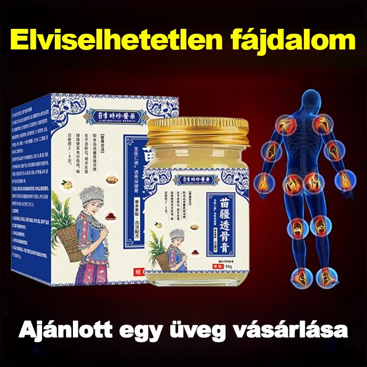 Izomlazító és fájdalomcsillapító Miaojiang ízületi balzsam