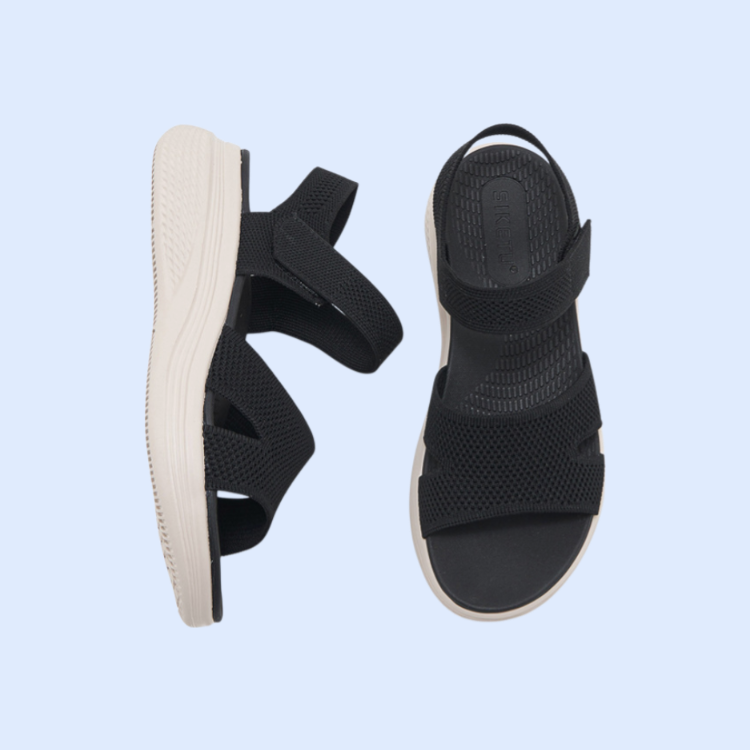 女性用カジュアル厚底サンダル