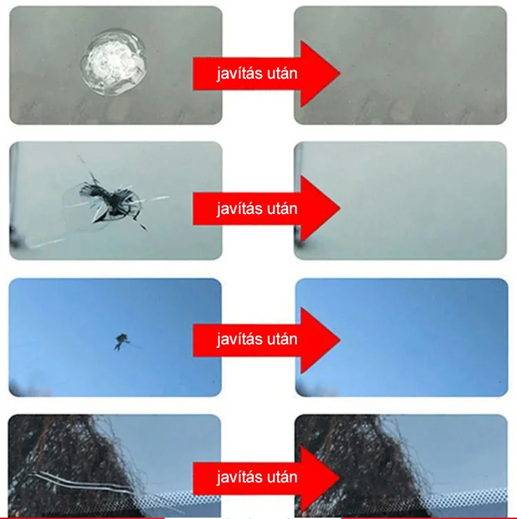 importált üvegrepedés javító folyadék