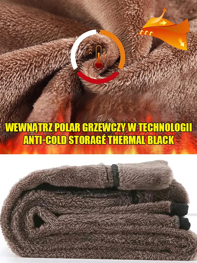 Grube spodnie dresowe pluszowe miś