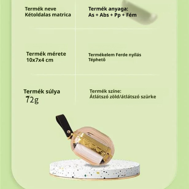 Hordozható mini szöszeltávolító görgő – Ruhákhoz és kisállatszőrhöz, letéphető ragacsos henger