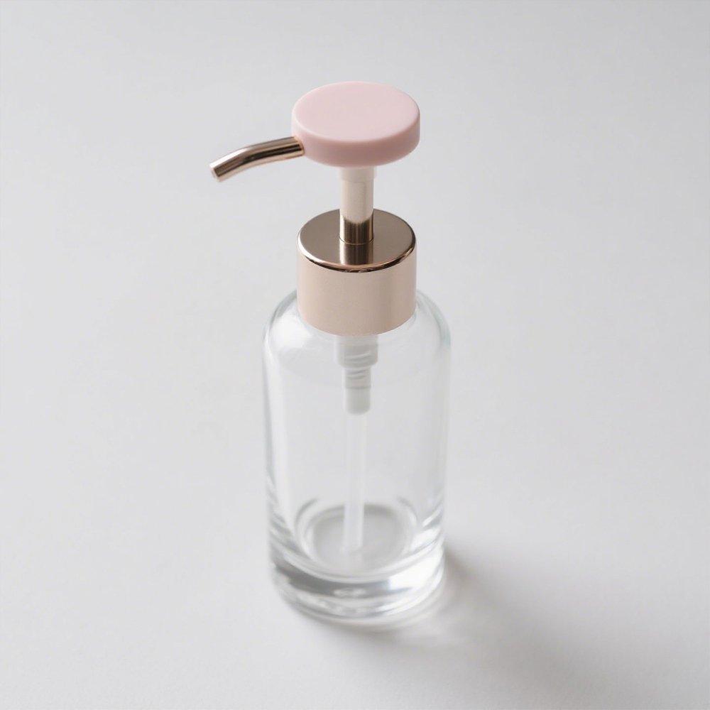 ガラス製トラベルディスペンサーボトル正面画像