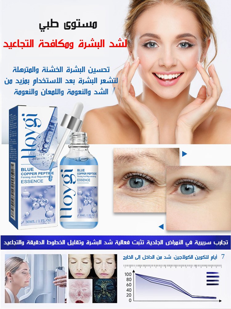 مصل شد البشرة بالببتيد النحاسي الأزرق