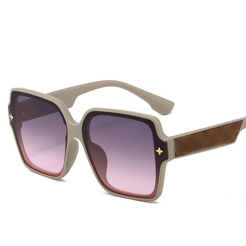 그레이 안경테 그레이 핑크 안경알