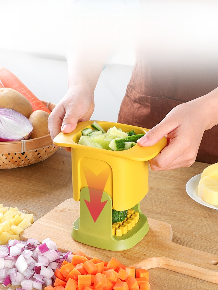 Home Gemüseschneider Schneiden von Streifen und Stücken in einer Sekunde