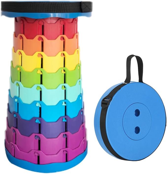 軽量で持ち運びやすい折りたたみ椅子の全体写真