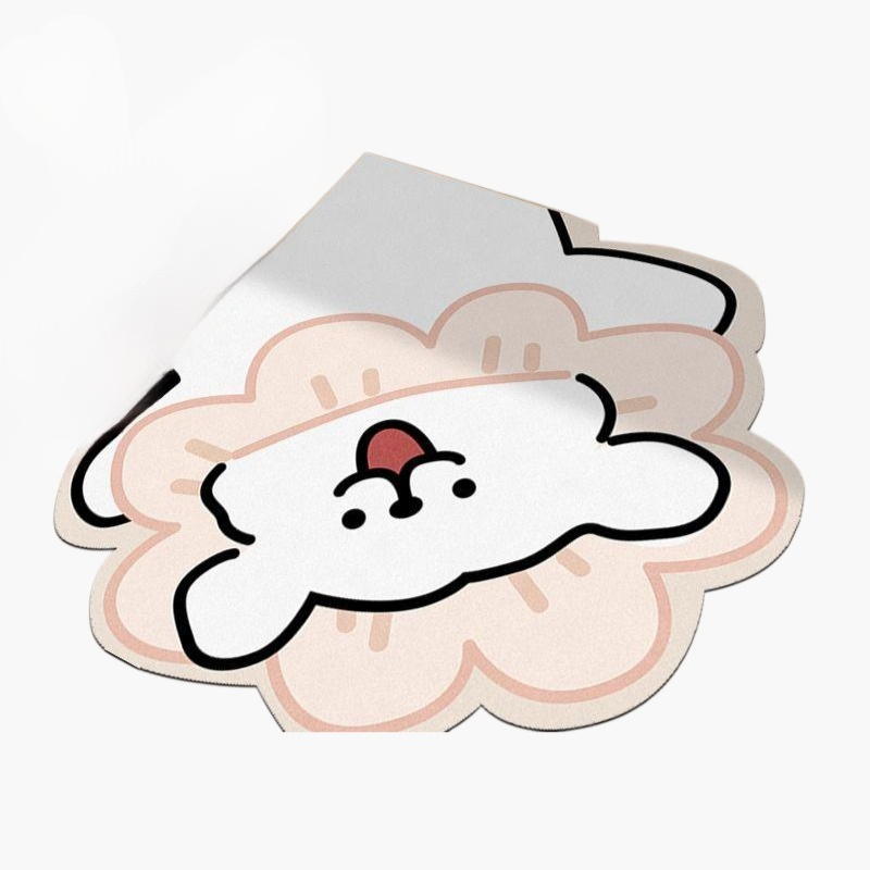 특수 모양의 만화 규조류 진흙 바닥 매트