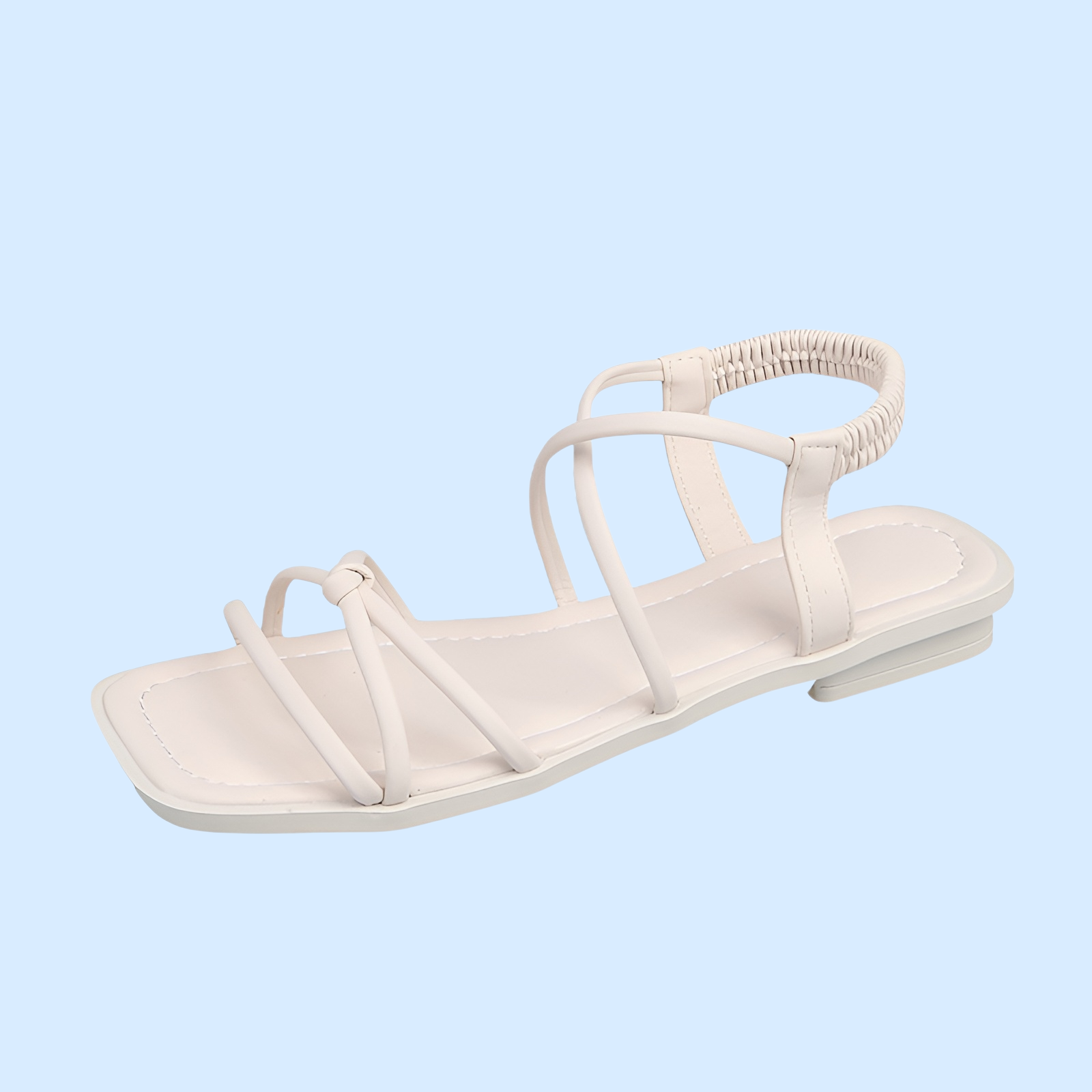 おしゃれな仙女風フラットビーチサンダル