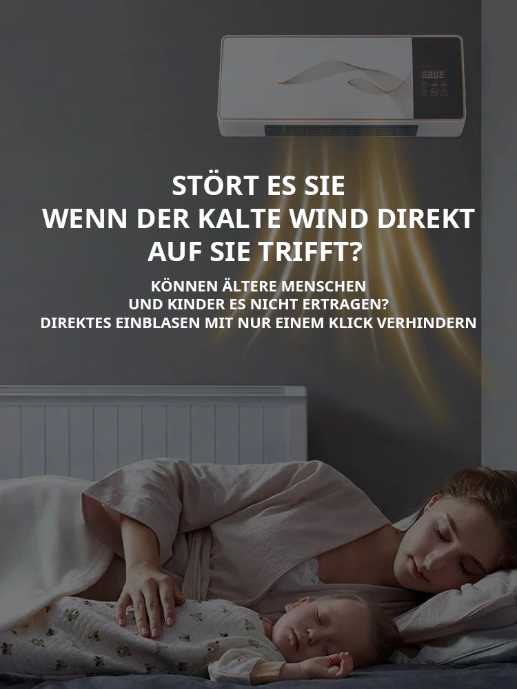 Effiziente Kühlung durch wandmontierte Ventilatoren für mobile Klimaanlagen