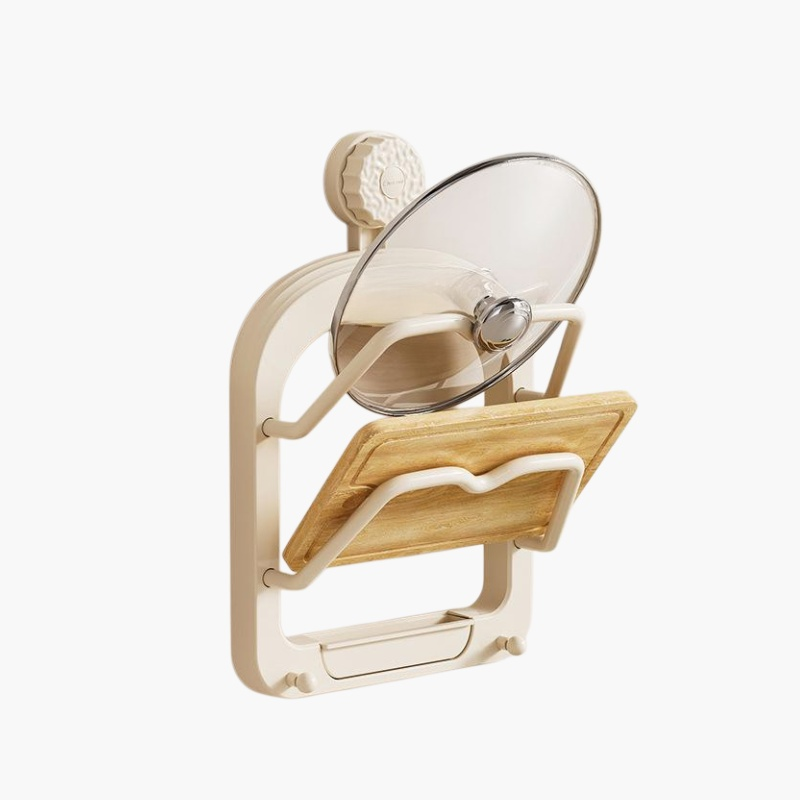 Wall mounted kitchen rack