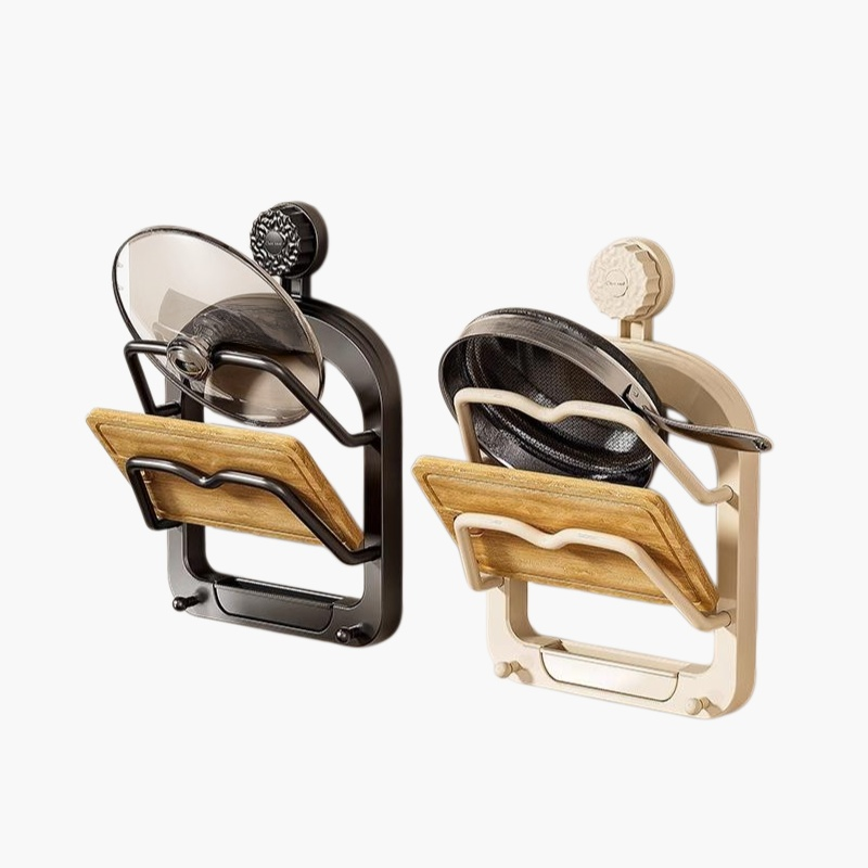 Wall mounted kitchen rack