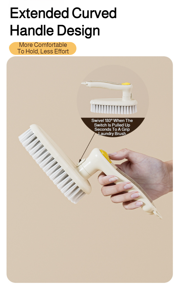 Household encrypted brush for effective stain cleaning