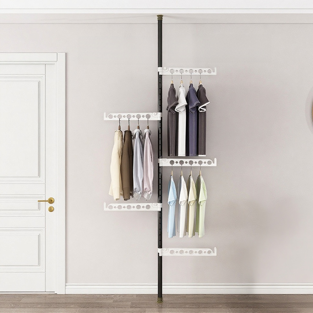 突っ張り式物干し