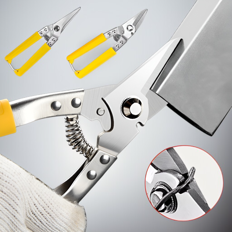 다용도 전자가위 와이어 홈 철가위 공업용 강력가위 알루미늄 버클판 와이어 홈 전기가위