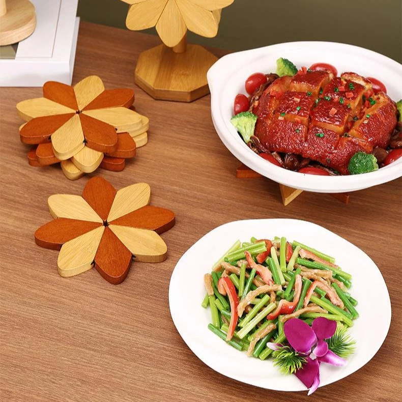 樹竹餐墊實木杯墊隔熱墊