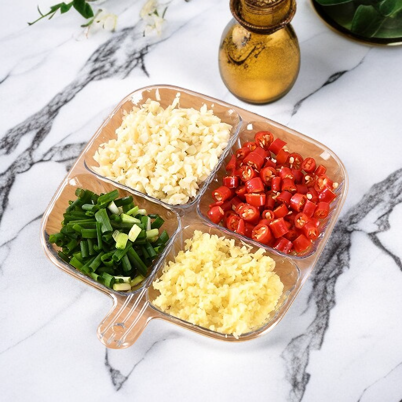 주방 반찬 스플릿 접시