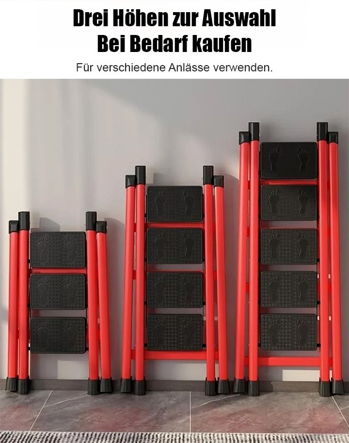 Multifunktionale Haushaltsleiter für Aufbewahrung