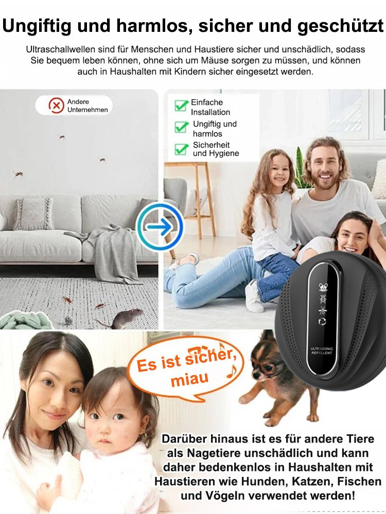 Ultraschall-Mücken- und Rattenabwehr