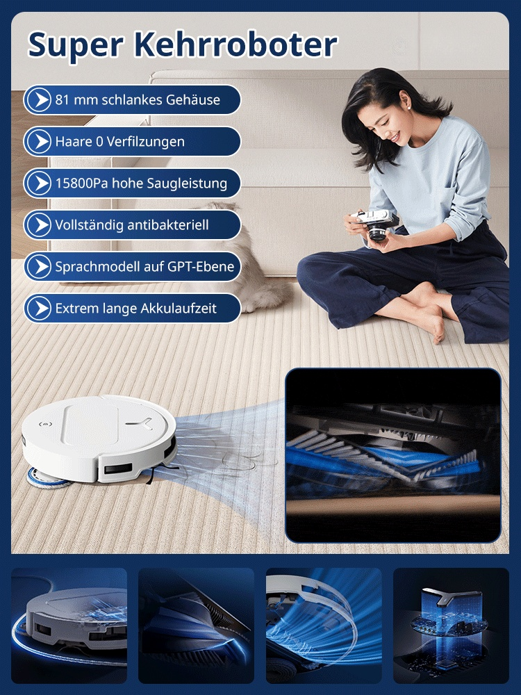 Intelligenter Staubsaugerroboter