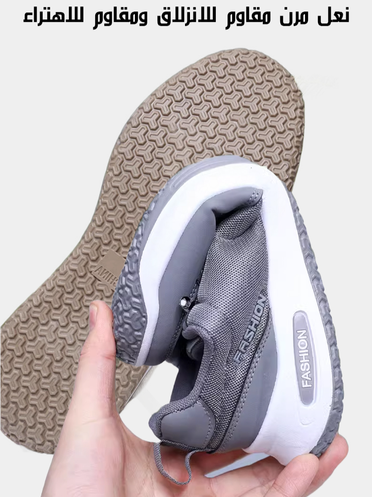 【ضمان جودة العلامة التجارية، تبديل الحذاء الجديد في حالة التلف】حذاء مشي سهل الارتداء بنعل ناعم مقاوم