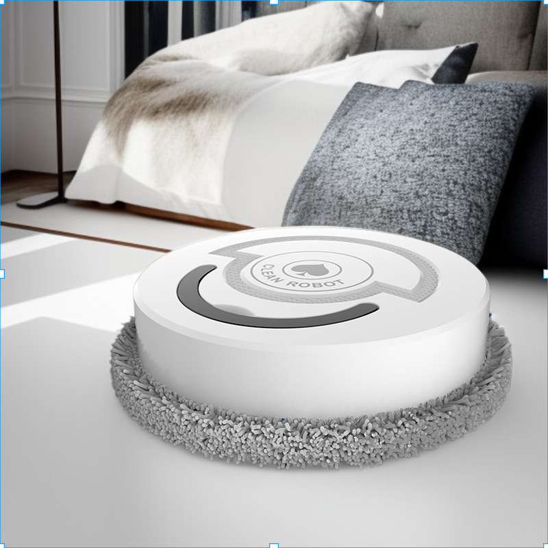 집안 바닥 청소 중인拖地機器人