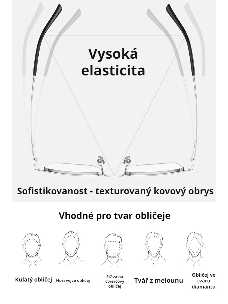 Ultra HD Křišťálové brýle na čtení