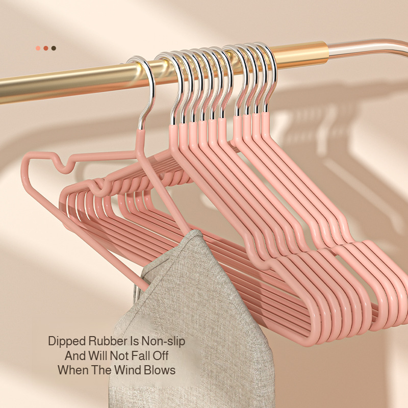 Hotel household plastic dip hanging sling non-slip traceless hanging hanger