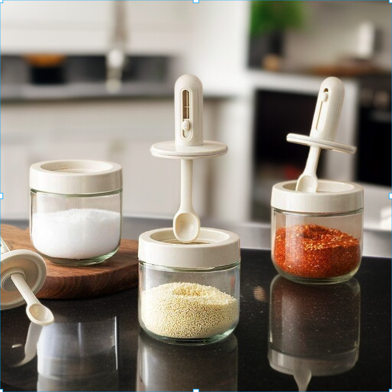 ขวดเครื่องเทศแก้วแบบใหม่