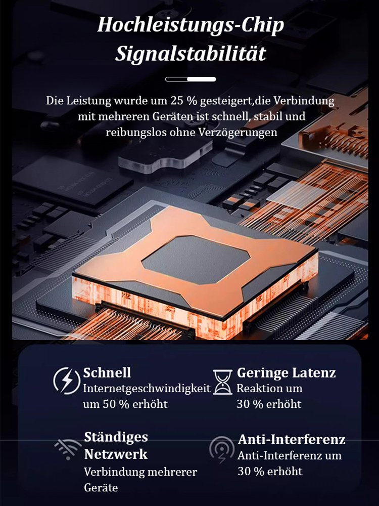 Neuer Hochgeschwindigkeits-WLAN-Signalverstärker.