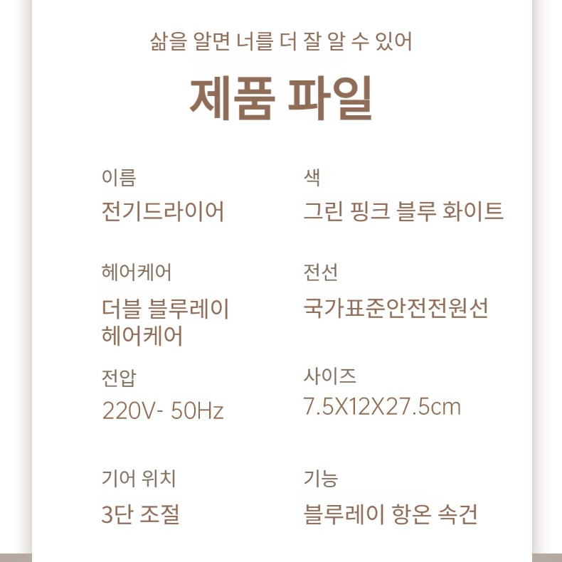 미용실 스마트 항온 전기 드라이어 속건 무해 헤어 드라이어 가정용 블루레이 속건 드라이어