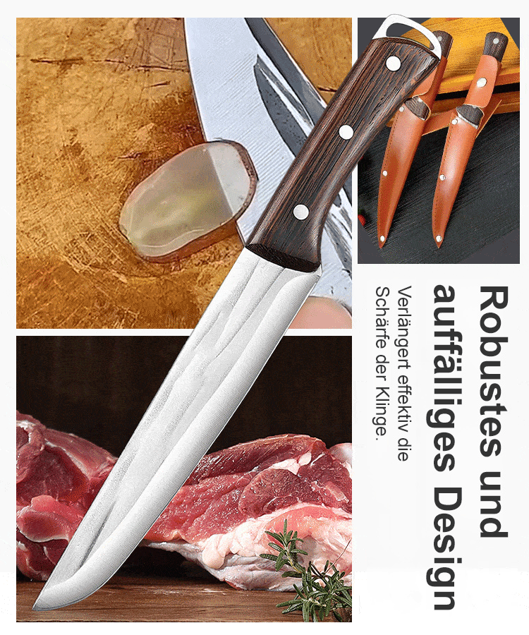 【Handgeschmiedete Küchenutensilien】Nach 10.000 Schnitten nicht stumpf