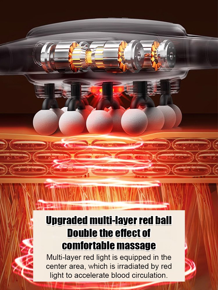 16-head fascia gun for powerful and wide-range full-body massage