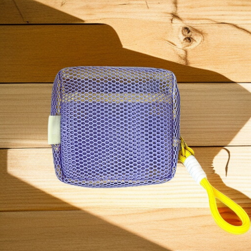 대용량 휴대용 망사 여행 수납 가방