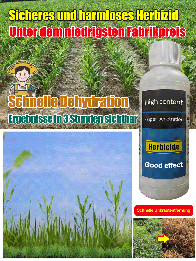 【100 Prozent Glyphosatfre】Hohenheim Forschungs-Bio-Unkrautvernichter✨5 Jahr Schutz vor Unkraut✨