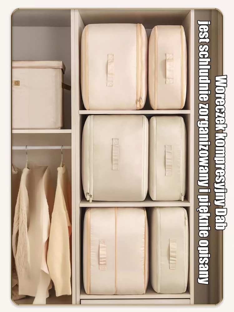 Trzywarstwowa składana torba do przechowywania kompresji