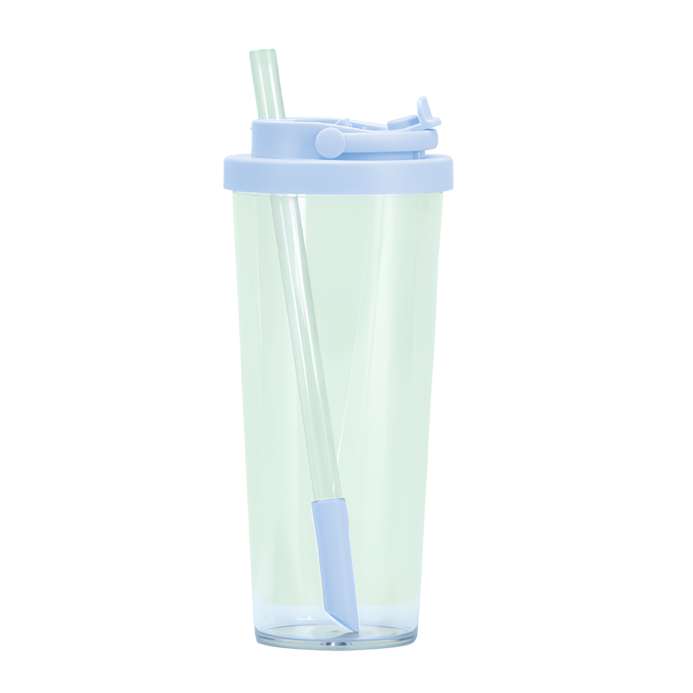 パールミルクティーカップ、ポータブルハンドルウォーターボトル、伸縮式ストローウォーターカップを吸うための大きな穴を備えた新しい単層Tritanストローカップ