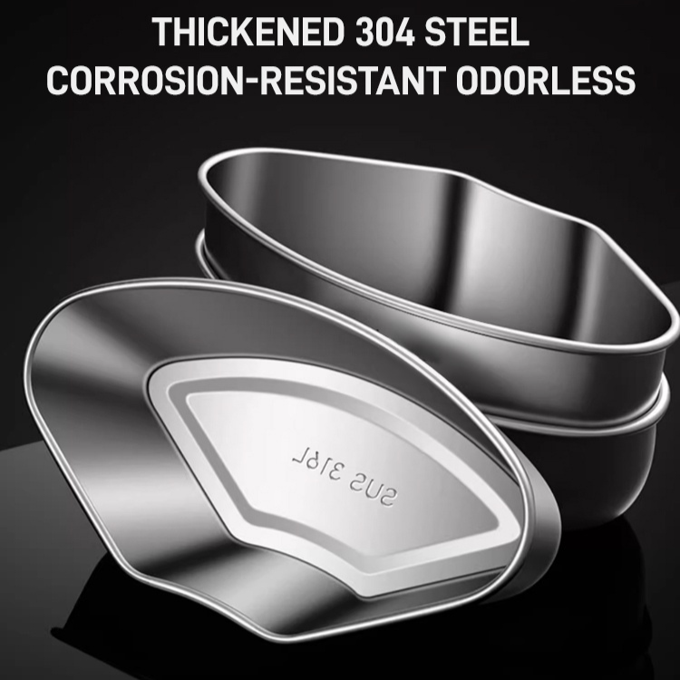 304 Stainless Steel Fan-shaped Steaming Tray with Lid