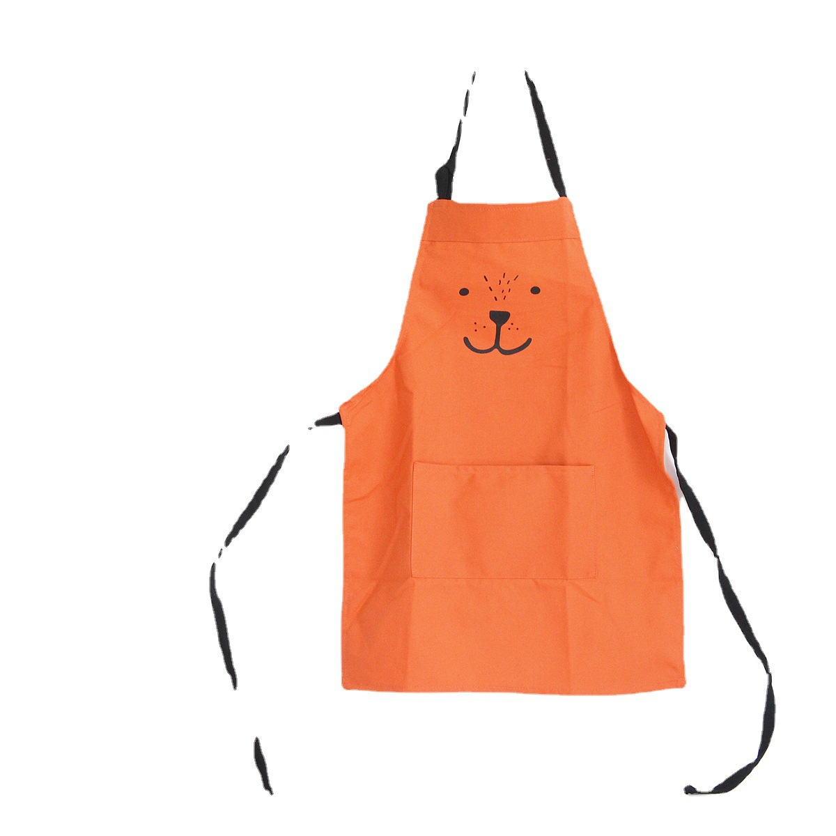 コットン親子エプロンかわいい子供赤ちゃん大人用エプロンクリエイティブ表現プリント柄ノースリーブエプロン