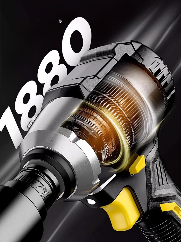 Velký točivý moment akumulátorový rázový utahovák