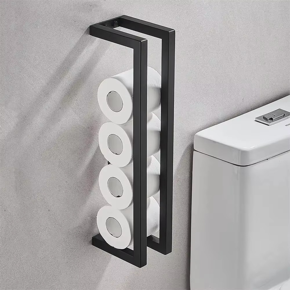 壁掛けタオルラック バスルーム シンプル トイレット ラック ペーパー タオル ラック
