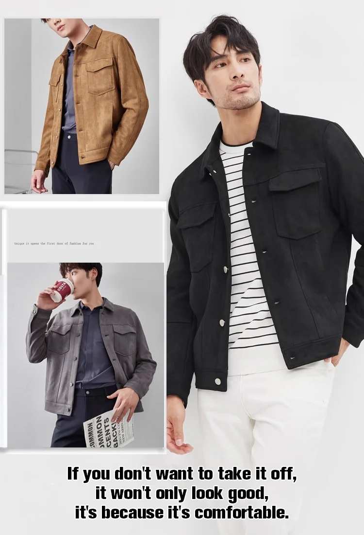 Men's Suede Work Jacket