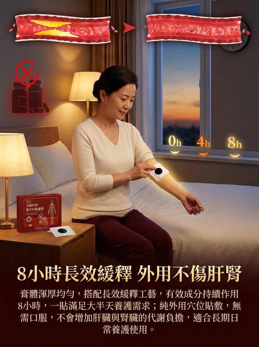 天麻杜仲银杏葉脈通貼