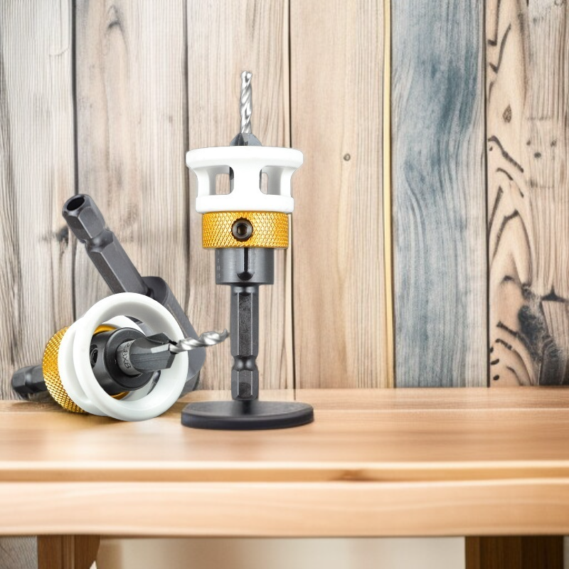 Broca avellanadora de cuatro filos con cabezal de aleación y orificio cónico JMY Woodworking Limited