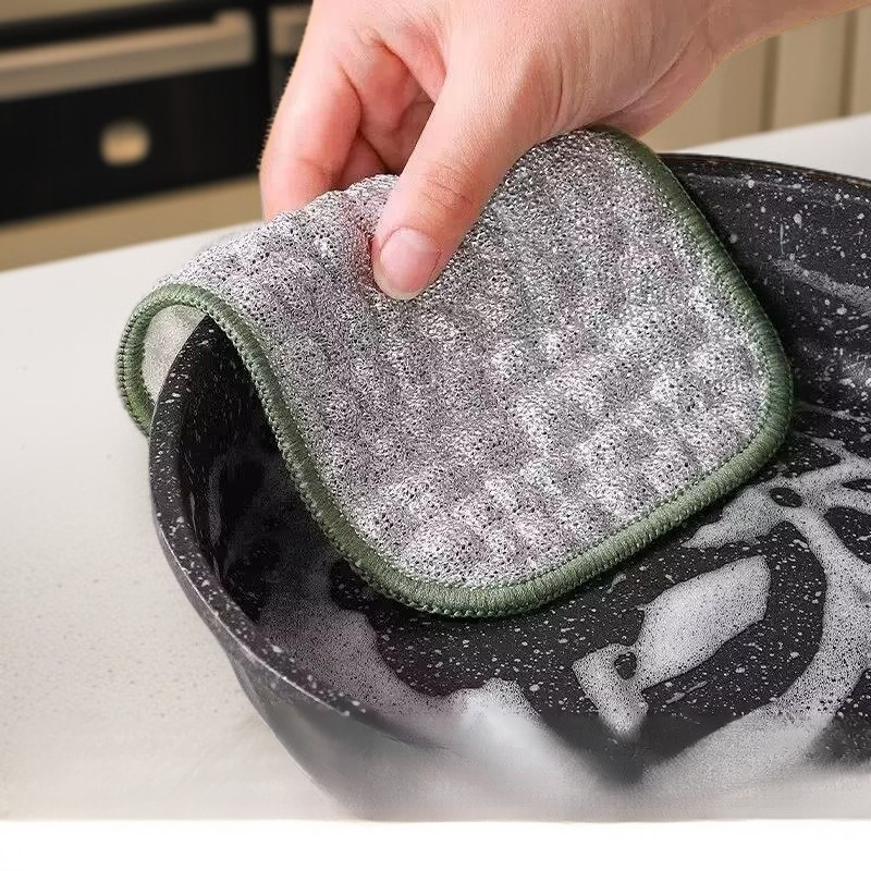 양면 은색 세척 천